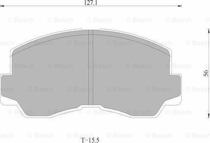 BOSCH 0 986 AB9 229 - Kit de plaquettes de frein, frein à disque cwaw.fr