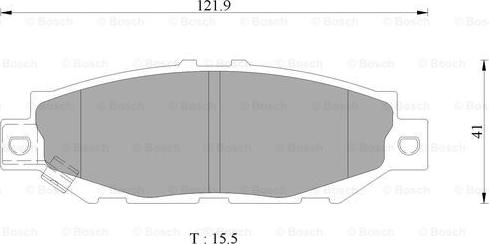 BOSCH 0 986 AB9 277 - Kit de plaquettes de frein, frein à disque cwaw.fr