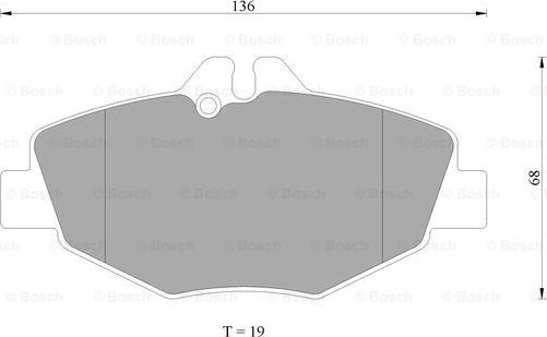 BOSCH 0 986 AB4 978 - Kit de plaquettes de frein, frein à disque cwaw.fr