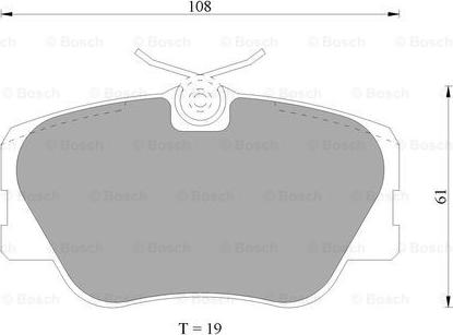 BOSCH 0 986 AB4 690 - Kit de plaquettes de frein, frein à disque cwaw.fr