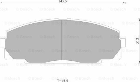 BOSCH 0 986 AB4 399 - Kit de plaquettes de frein, frein à disque cwaw.fr