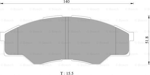 BOSCH 0 986 AB1 934 - Kit de plaquettes de frein, frein à disque cwaw.fr