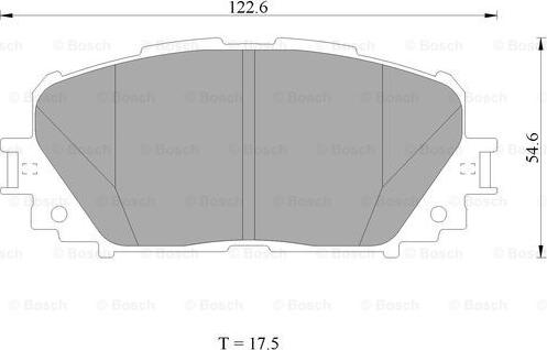 BOSCH 0 986 AB1 498 - Kit de plaquettes de frein, frein à disque cwaw.fr