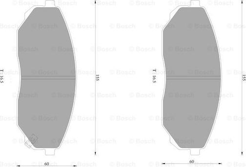 BOSCH 0 986 AB1 441 - Kit de plaquettes de frein, frein à disque cwaw.fr