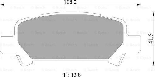 BOSCH 0 986 AB1 459 - Kit de plaquettes de frein, frein à disque cwaw.fr