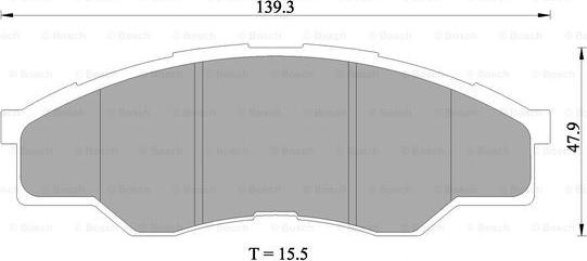 BOSCH 0 986 AB1 414 - Kit de plaquettes de frein, frein à disque cwaw.fr