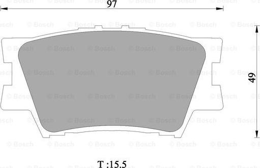 BOSCH 0 986 AB1 421 - Kit de plaquettes de frein, frein à disque cwaw.fr