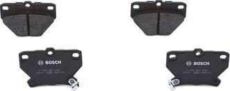 BOSCH 0 986 AB1 698 - Kit de plaquettes de frein, frein à disque cwaw.fr