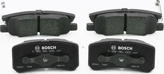 BOSCH 0 986 AB1 629 - Kit de plaquettes de frein, frein à disque cwaw.fr