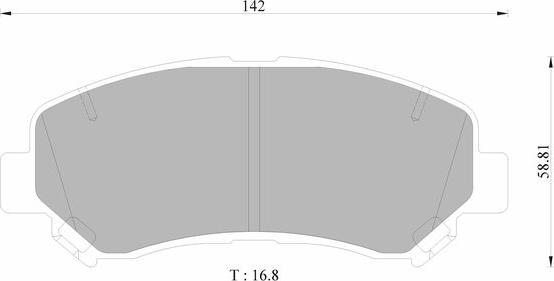 BOSCH 0 986 AB1 625 - Kit de plaquettes de frein, frein à disque cwaw.fr