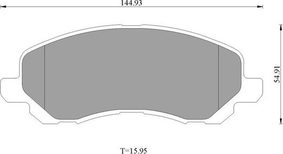 BOSCH 0 986 AB1 623 - Kit de plaquettes de frein, frein à disque cwaw.fr