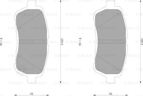 BOSCH 0 986 AB1 072 - Kit de plaquettes de frein, frein à disque cwaw.fr