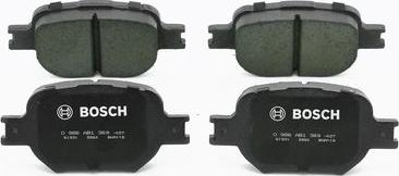 BOSCH 0 986 AB1 369 - Kit de plaquettes de frein, frein à disque cwaw.fr