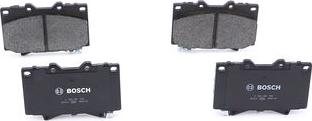 BOSCH 0 986 AB1 366 - Kit de plaquettes de frein, frein à disque cwaw.fr