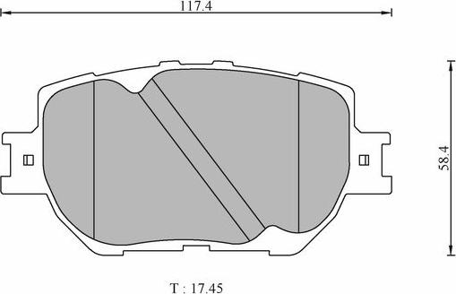 BOSCH 0 986 AB1 327 - Kit de plaquettes de frein, frein à disque cwaw.fr