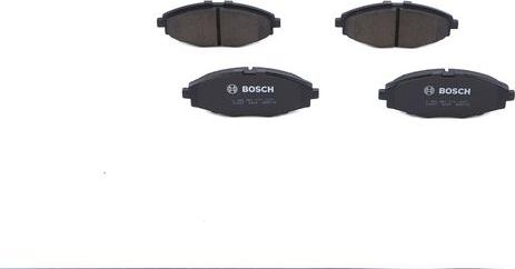 BOSCH 0 986 AB1 711 - Kit de plaquettes de frein, frein à disque cwaw.fr