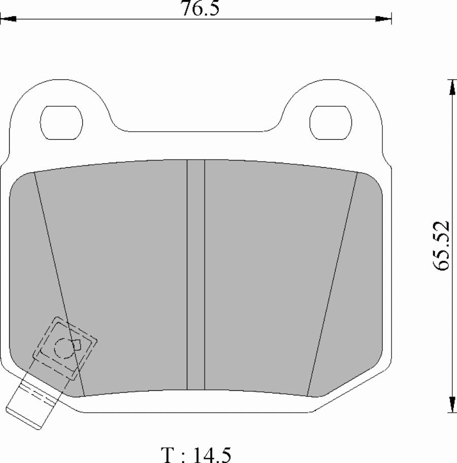 BOSCH 0 986 AB1 776 - Kit de plaquettes de frein, frein à disque cwaw.fr