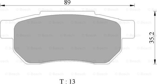 BOSCH 0 986 AB2 489 - Kit de plaquettes de frein, frein à disque cwaw.fr