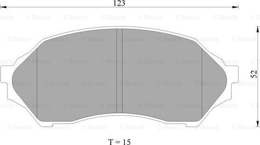 BOSCH 0 986 AB2 653 - Kit de plaquettes de frein, frein à disque cwaw.fr