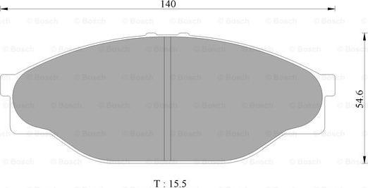 BOSCH 0 986 AB2 071 - Kit de plaquettes de frein, frein à disque cwaw.fr