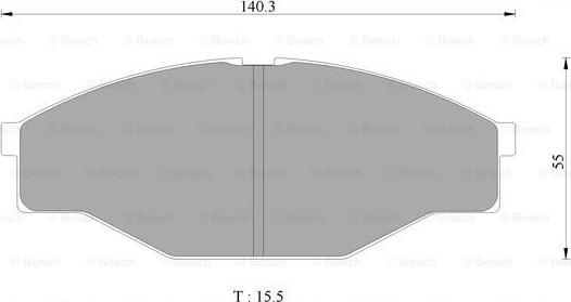 BOSCH 0 986 AB2 340 - Kit de plaquettes de frein, frein à disque cwaw.fr