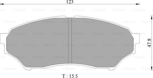 BOSCH 0 986 AB2 352 - Kit de plaquettes de frein, frein à disque cwaw.fr