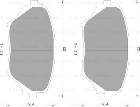 BOSCH 0 986 AB2 383 - Kit de plaquettes de frein, frein à disque cwaw.fr