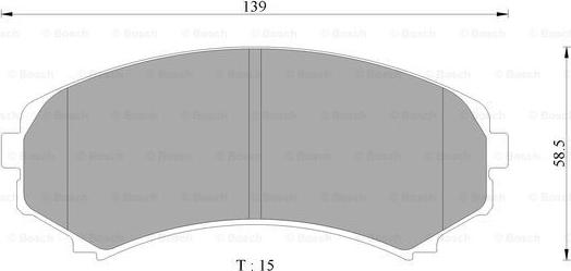 BOSCH 0 986 AB2 378 - Kit de plaquettes de frein, frein à disque cwaw.fr