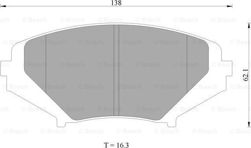 BOSCH 0 986 AB2 294 - Kit de plaquettes de frein, frein à disque cwaw.fr