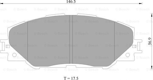 BOSCH 0 986 AB2 298 - Kit de plaquettes de frein, frein à disque cwaw.fr