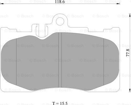 BOSCH 0 986 AB2 286 - Kit de plaquettes de frein, frein à disque cwaw.fr