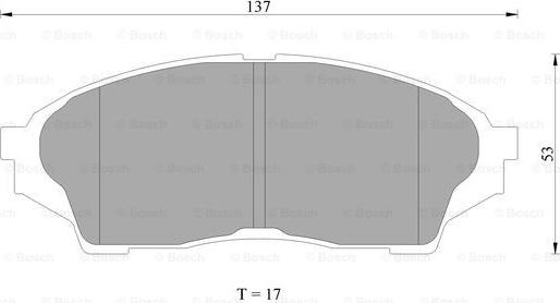 BOSCH 0 986 AB2 283 - Kit de plaquettes de frein, frein à disque cwaw.fr