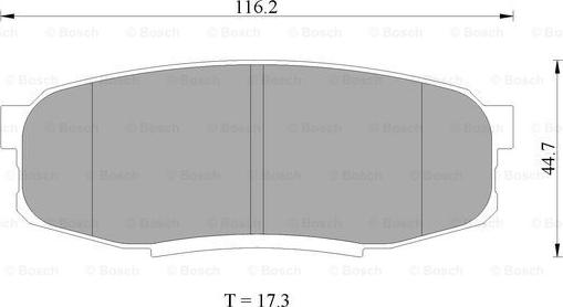 BOSCH 0 986 AB2 276 - Kit de plaquettes de frein, frein à disque cwaw.fr