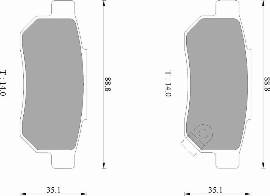 BOSCH 0986AB2790 - Kit de plaquettes de frein, frein à disque cwaw.fr