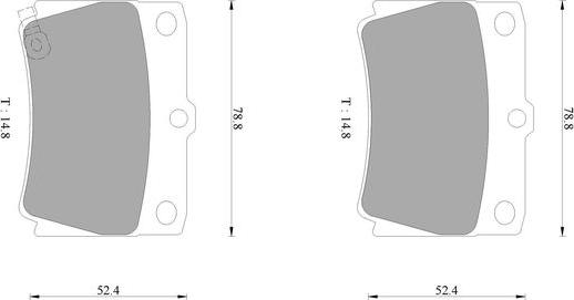 BOSCH 0 986 AB2 738 - Kit de plaquettes de frein, frein à disque cwaw.fr