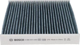 BOSCH 0 986 AF4 446 - Filtre, air de l'habitacle cwaw.fr