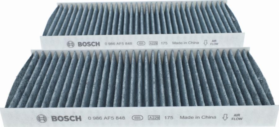 BOSCH 0 986 AF5 848 - Filtre, air de l'habitacle cwaw.fr