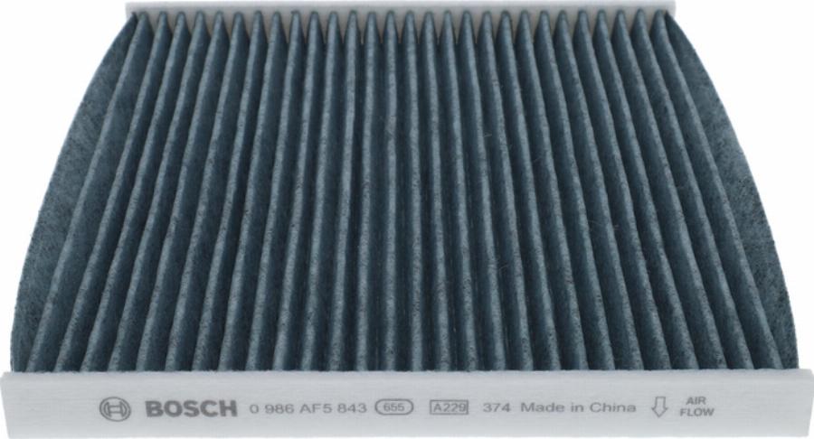 BOSCH 0 986 AF5 843 - Filtre, air de l'habitacle cwaw.fr