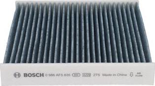 BOSCH 0 986 AF5 835 - Filtre, air de l'habitacle cwaw.fr