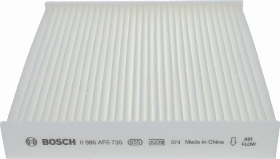 BOSCH 0 986 AF5 735 - Filtre, air de l'habitacle cwaw.fr