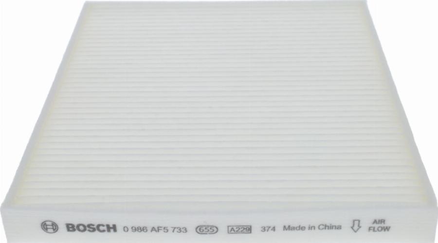 BOSCH 0 986 AF5 733 - Filtre, air de l'habitacle cwaw.fr