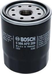 BOSCH 0 986 AF0 209 - Filtre à huile cwaw.fr