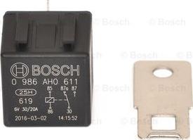 BOSCH 0 986 AH0 611 - Relais, courant de travail cwaw.fr