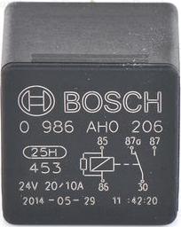 BOSCH 0 986 AH0 206 - Relais, courant de travail cwaw.fr