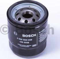 BOSCH 0 986 B00 058 - Filtre à huile cwaw.fr