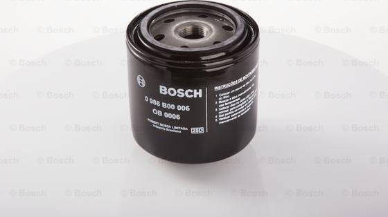 BOSCH 0 986 B00 006 - Filtre à huile cwaw.fr