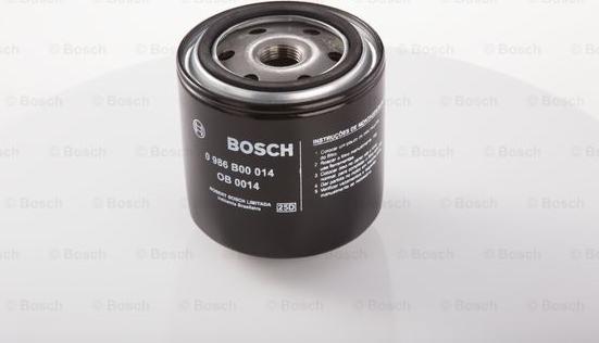 BOSCH 0 986 B00 014 - Filtre à huile cwaw.fr