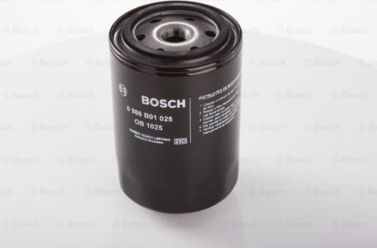 BOSCH 0 986 B01 025 - Filtre à huile cwaw.fr