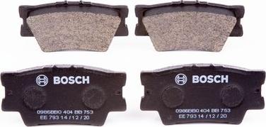 BOSCH 0 986 BB0 404 - Kit de plaquettes de frein, frein à disque cwaw.fr