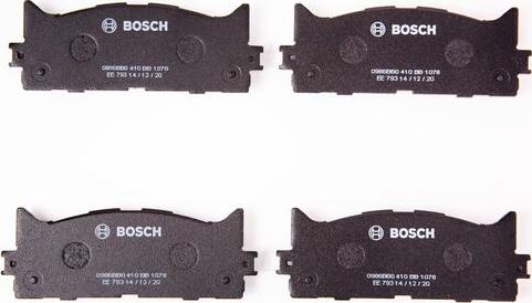 BOSCH 0 986 BB0 410 - Kit de plaquettes de frein, frein à disque cwaw.fr